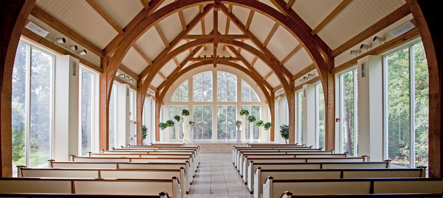 commercial timber frame ashton gardens wedding chapel1