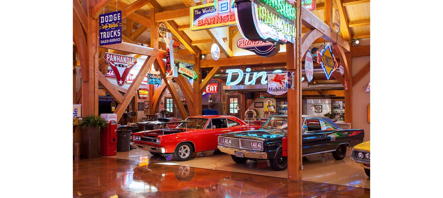 commercial timber frame hemi hideout car cathedral12
