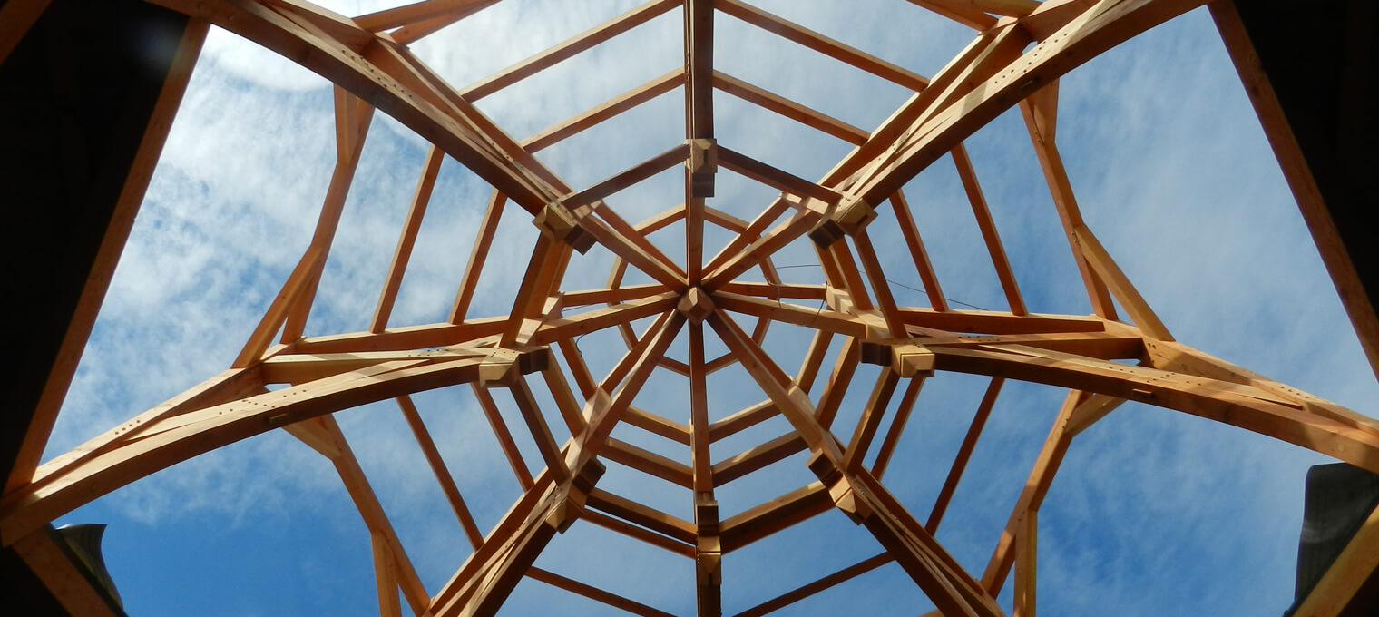 commercial timber frame hemi hideout car cathedral29