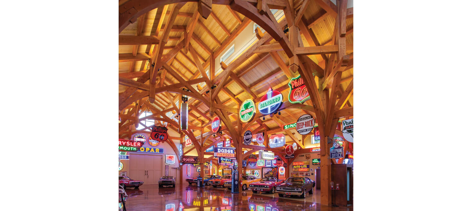 commercial timber frame hemi hideout car cathedral3