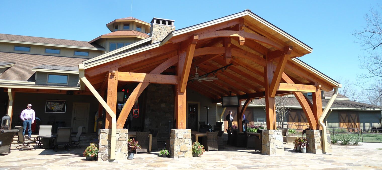 commercial timber frame hemi hideout car cathedral30