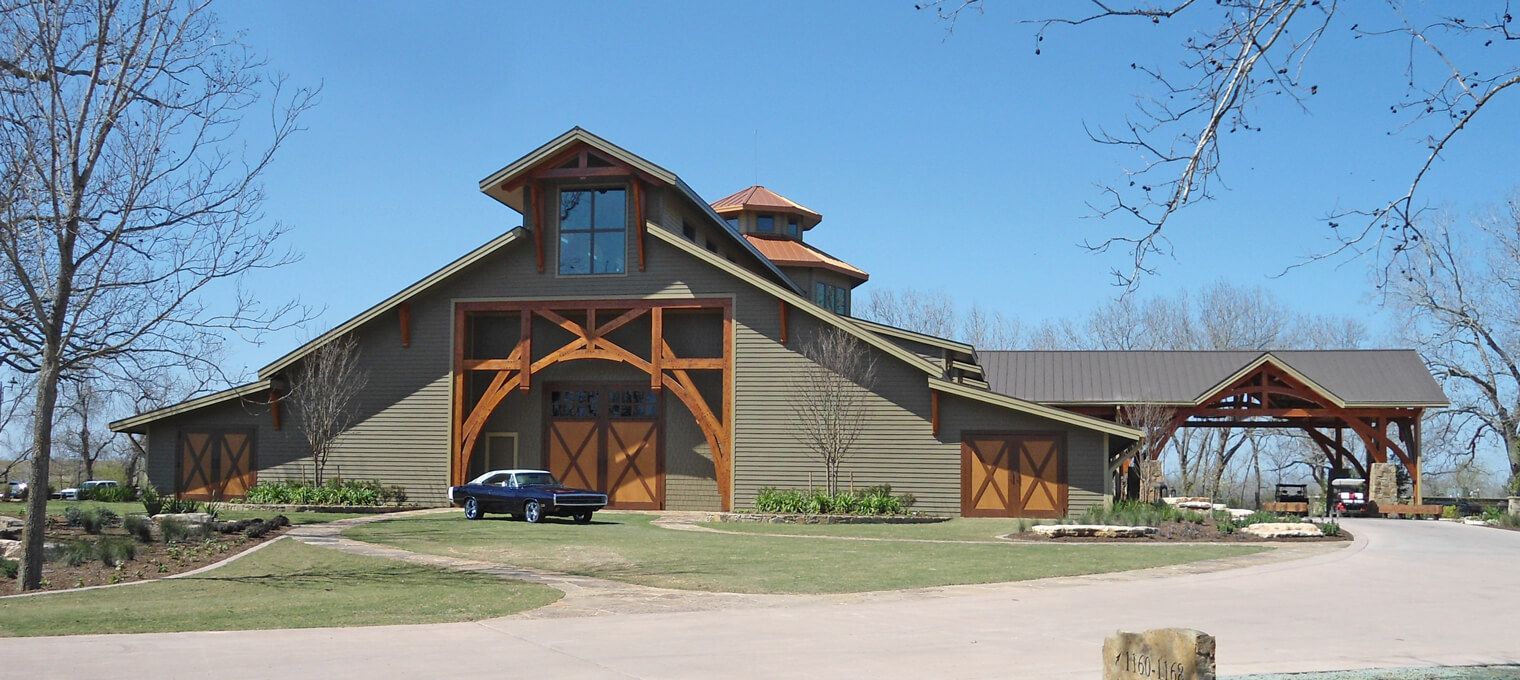 commercial timber frame hemi hideout car cathedral31