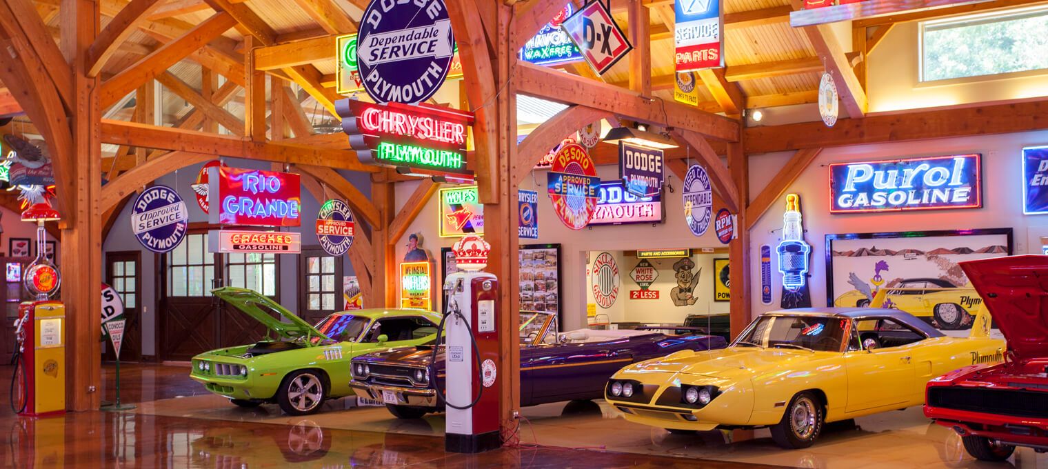commercial timber frame hemi hideout car cathedral6