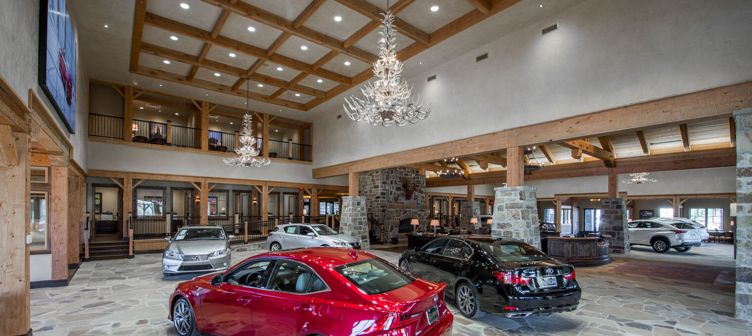 Commercial Timber Frame Lexus Dealership10