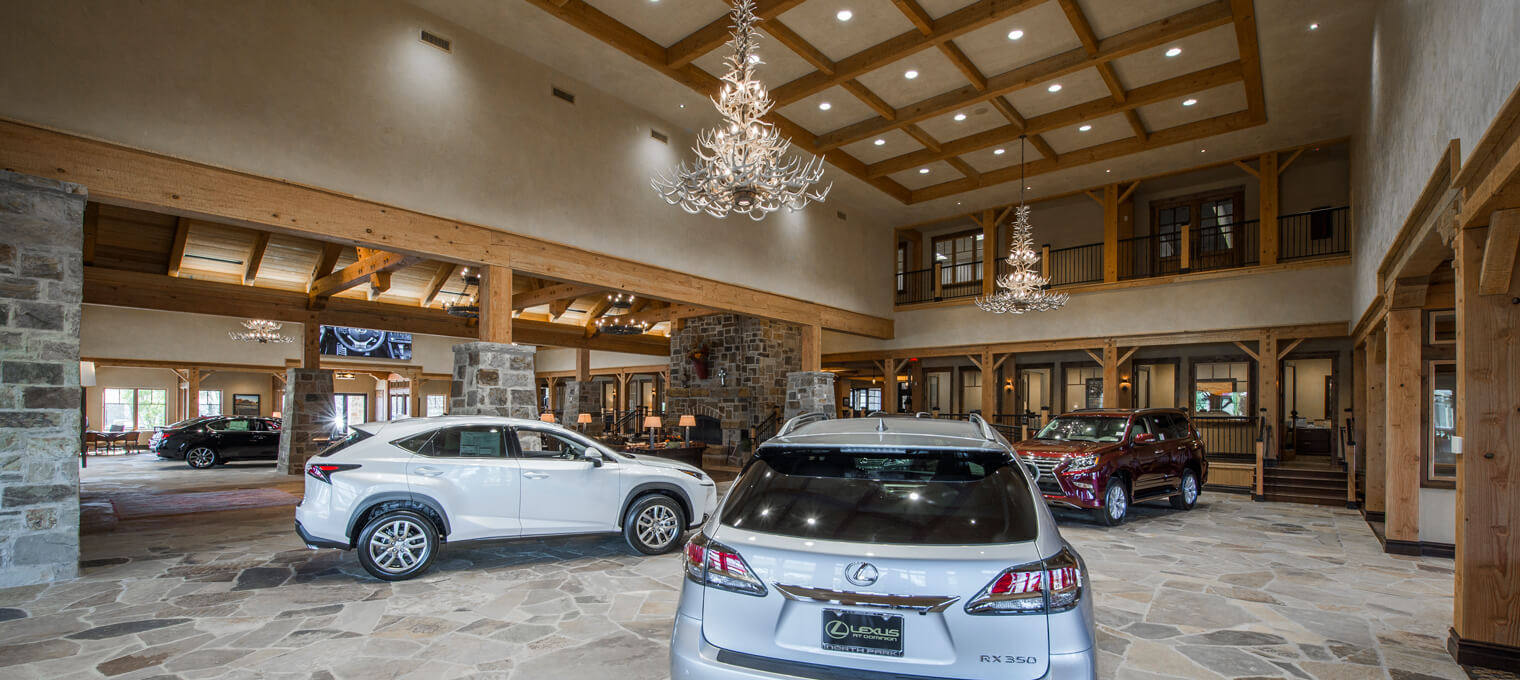 Commercial Timber Frame Lexus Dealership14