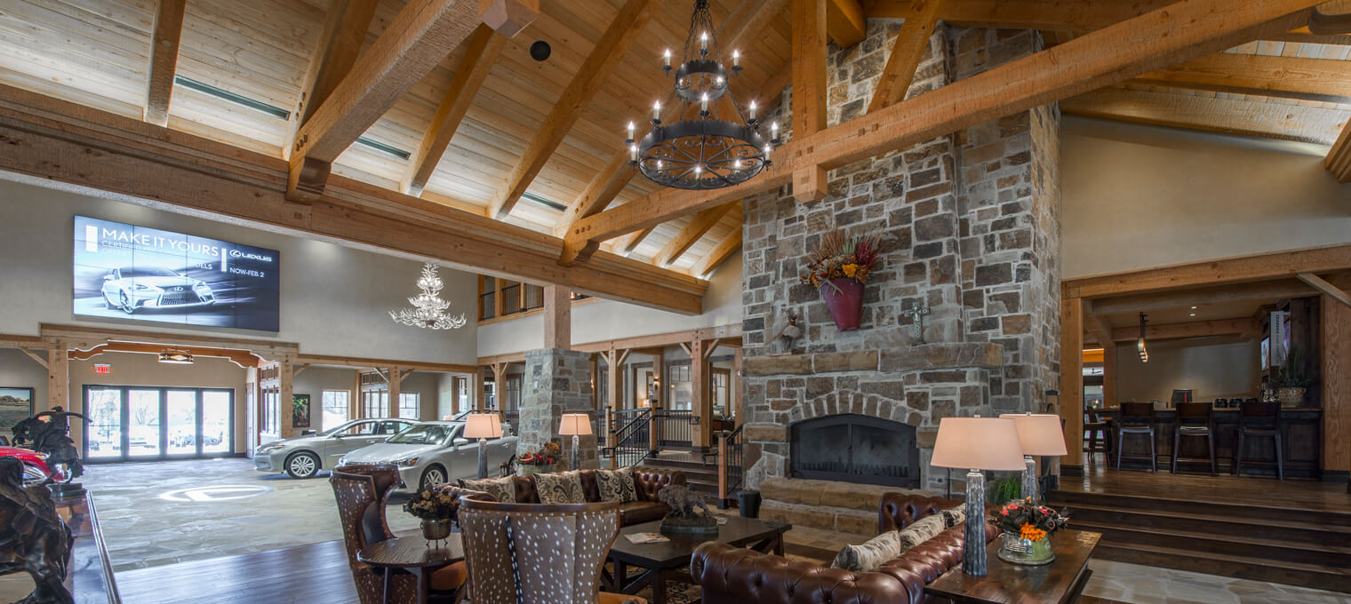 Commercial Timber Frame Lexus Dealership18