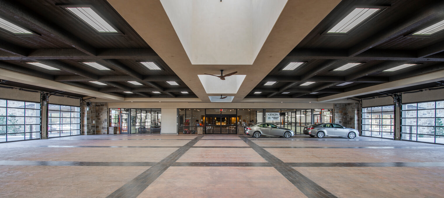 Commercial Timber Frame Lexus Dealership41