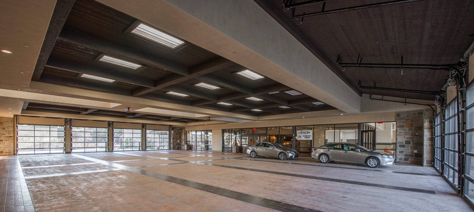 Commercial Timber Frame Lexus Dealership42