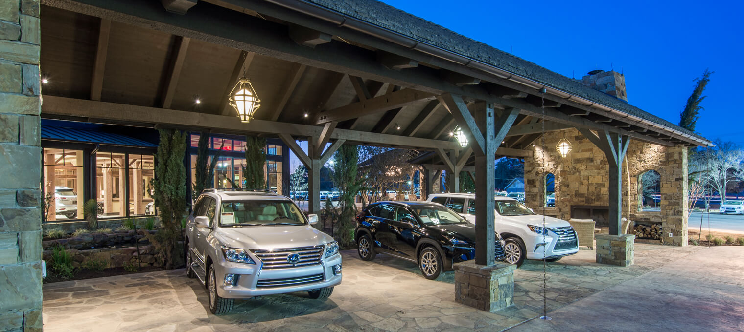 Commercial Timber Frame Lexus Dealership49