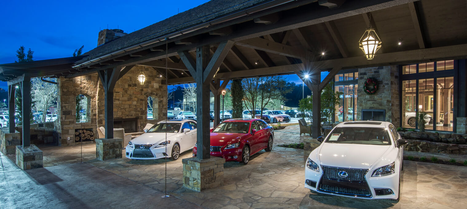Commercial Timber Frame Lexus Dealership50