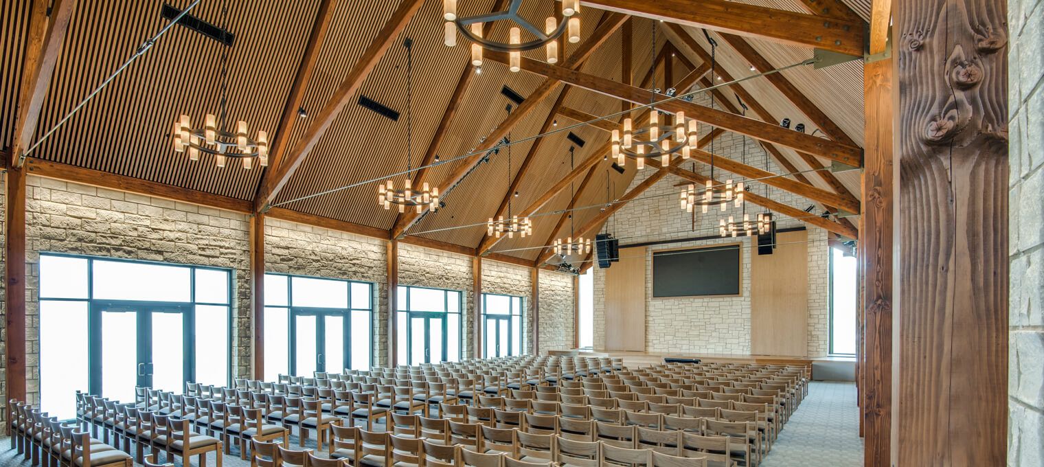 commercial timber frame bent tree5