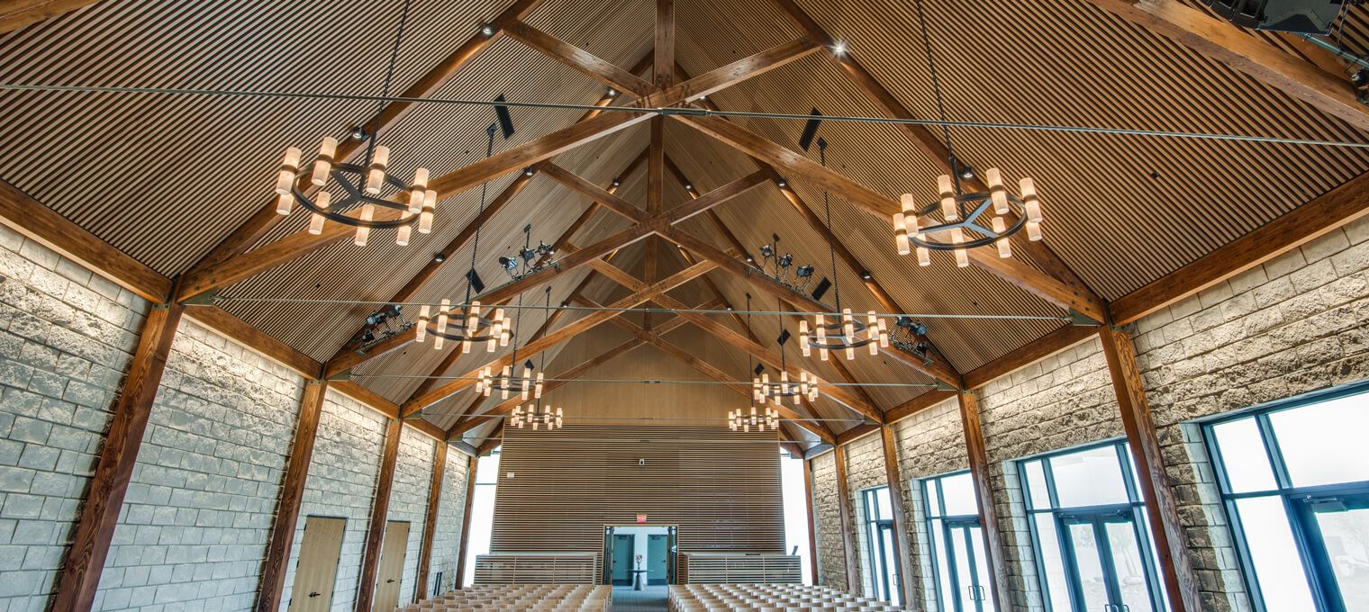 commercial timber frame bent tree9