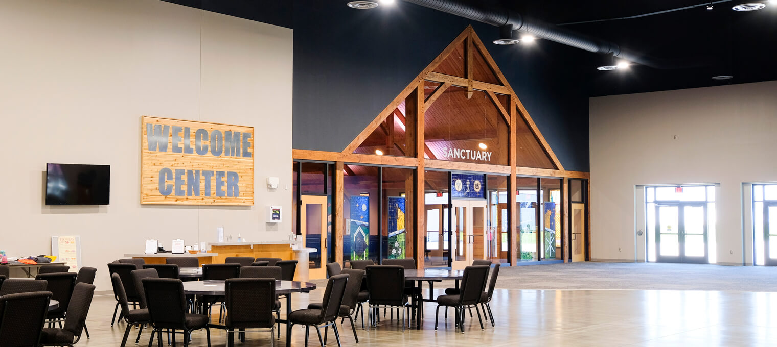 commercial timber frame project our savior church7