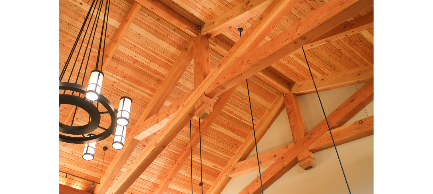 commercial timber frame Boerne Welcome Center Trusses & Accents3