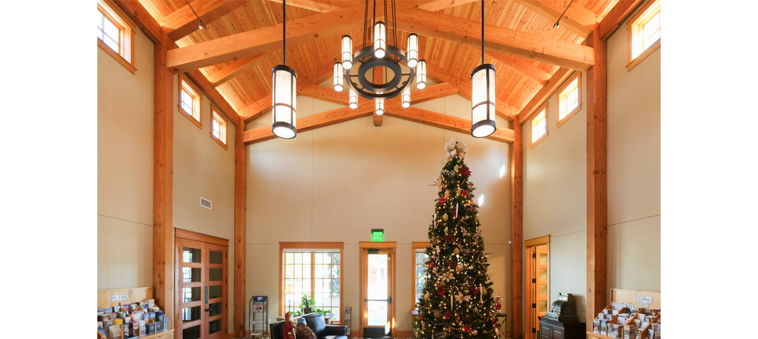 commercial timber frame Boerne Welcome Center Trusses & Accents4
