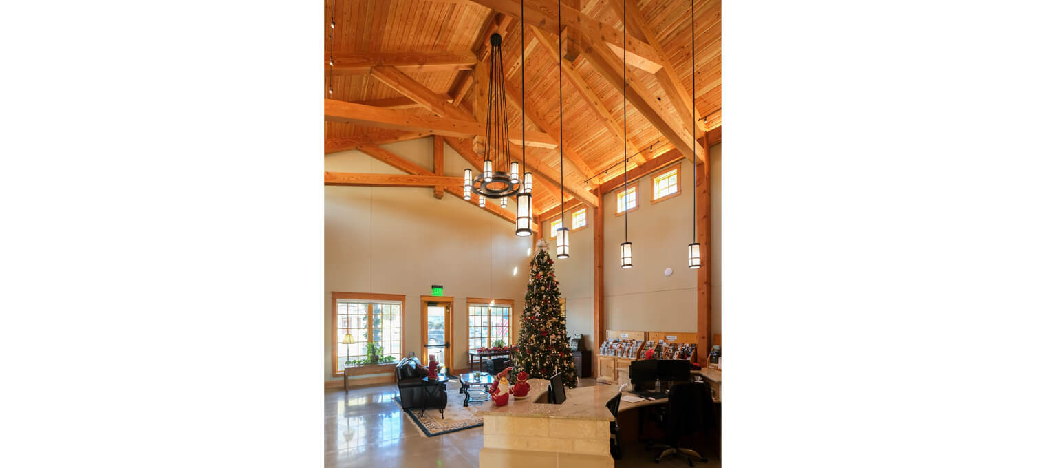 commercial timber frame Boerne Welcome Center Trusses & Accents5