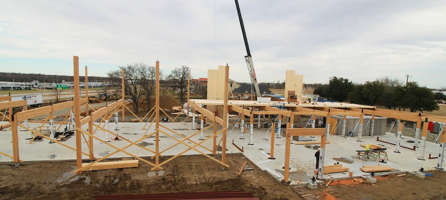 Commercial Mass Timber Frame Sherman Bank12