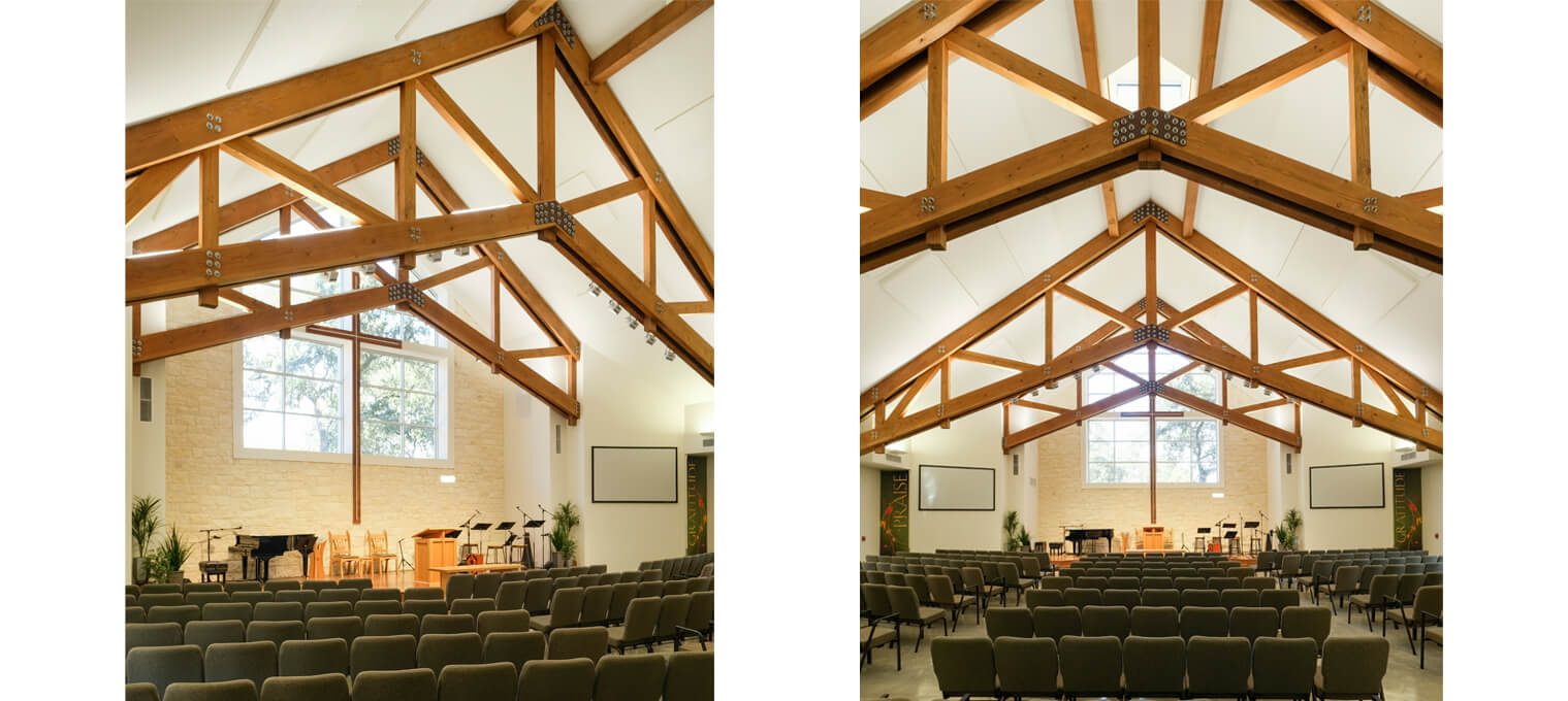 commercial timber frame Trinity Church Trusses & Accents3
