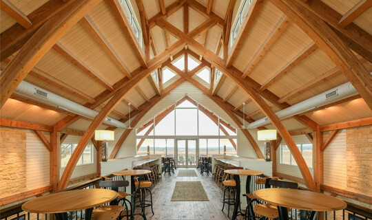 virtual interactive floor plan commercial timber frame Augusta Vin