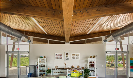 commercial mass timber frame irving outdoor