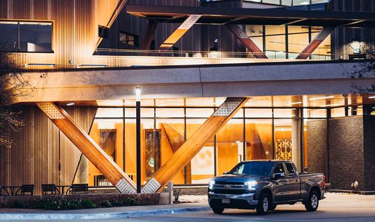 Commercial Mass Timber Frame Texas Health Hospital