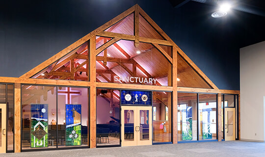 commercial timber frame our savior church