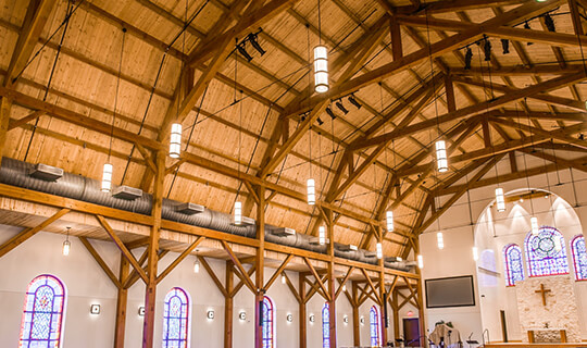 commercial timber frame the big gable