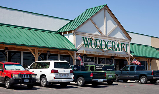 commercial timber frame woodcraft storefront