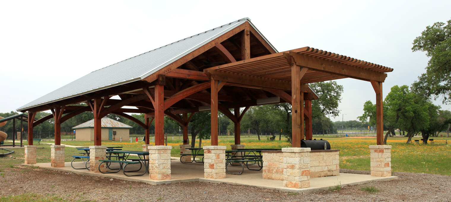outdoor structure bullis county park pavilion4