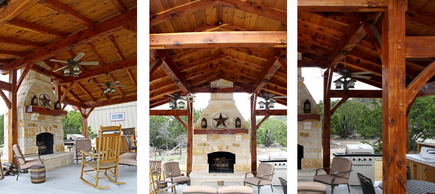 outdoor structures cedar kitchen 3