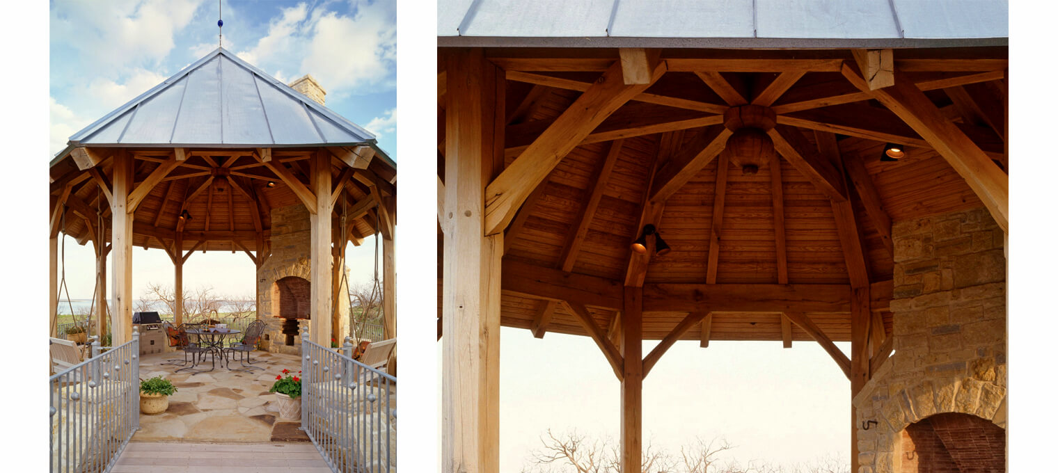 outdoor structure octagon pavilion 1