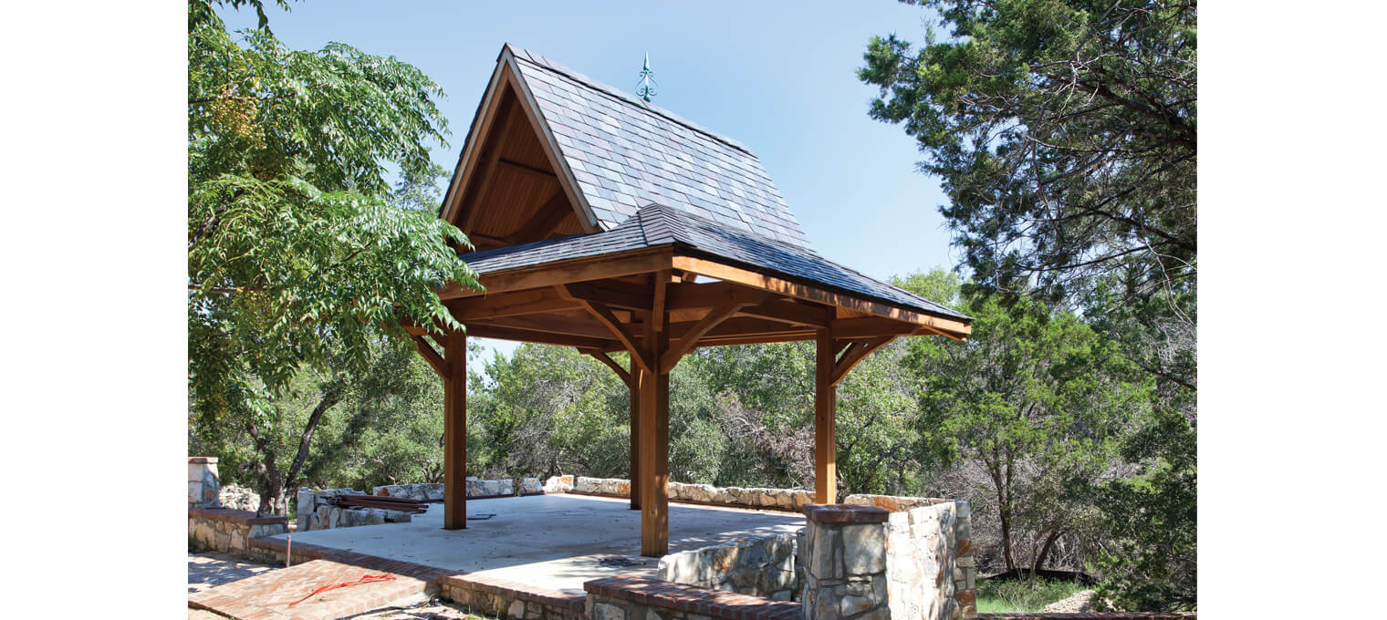 outdoor structure open gable design 1
