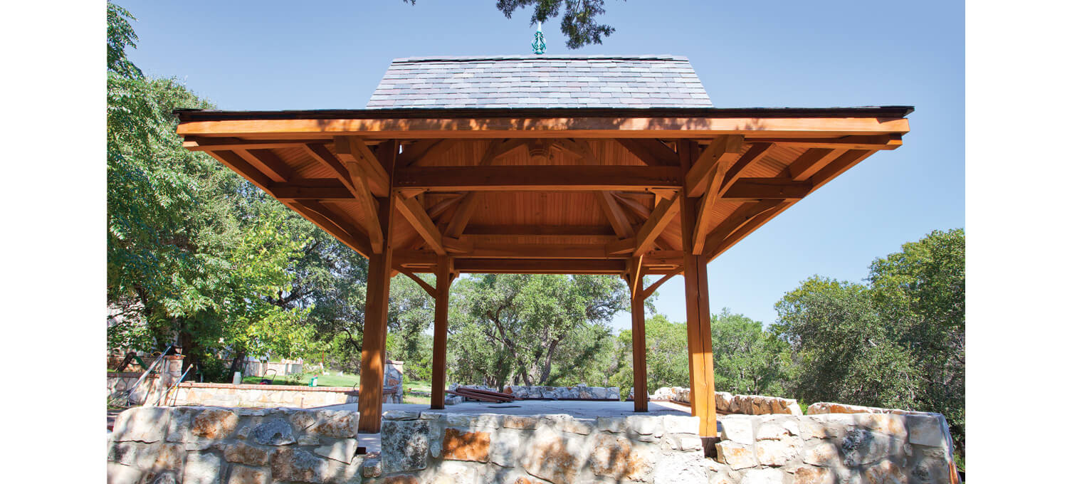 outdoor structure open gable design 2