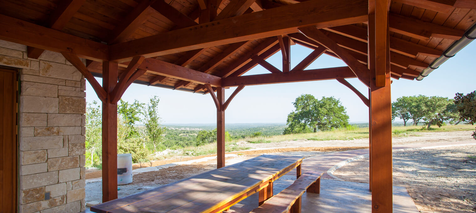 outdoor structure pavilion with a view2