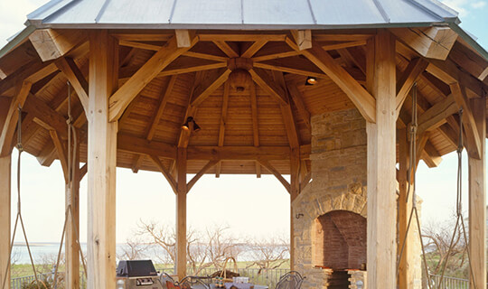 Outdoor Structure Octagon Pavilion