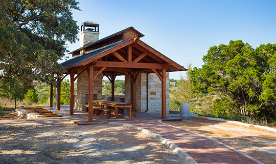 Outdoor Structure Pavilion with a View