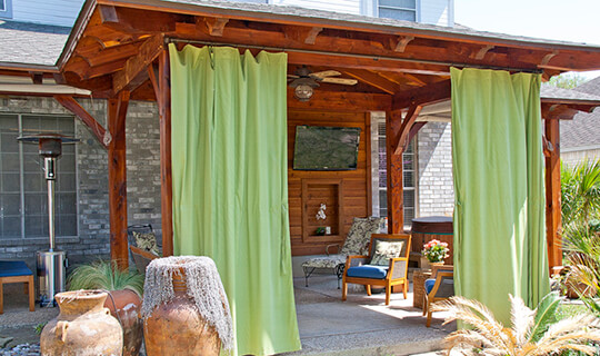 Outdoor Structure Porch Extended Living Space
