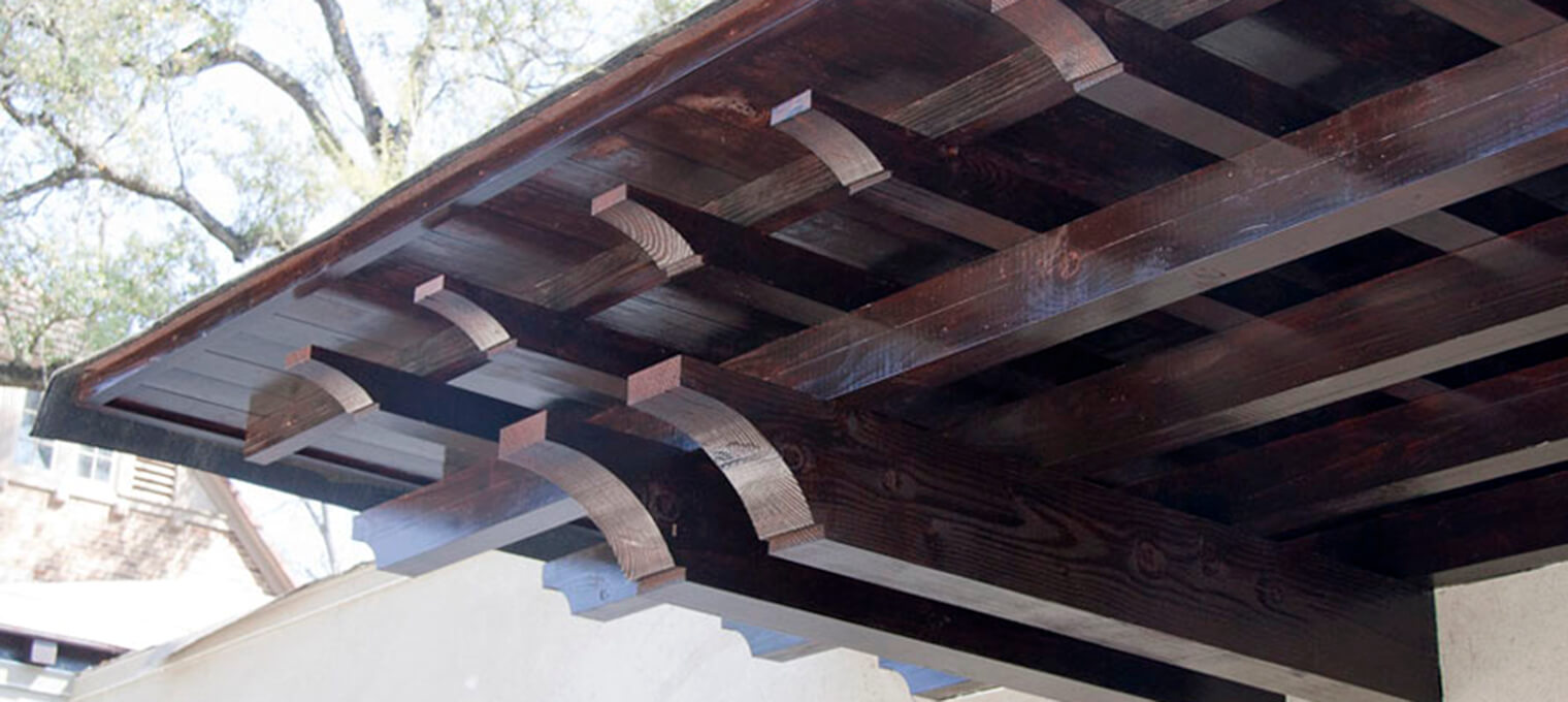 residential timber frame trusses & accent's Project 2