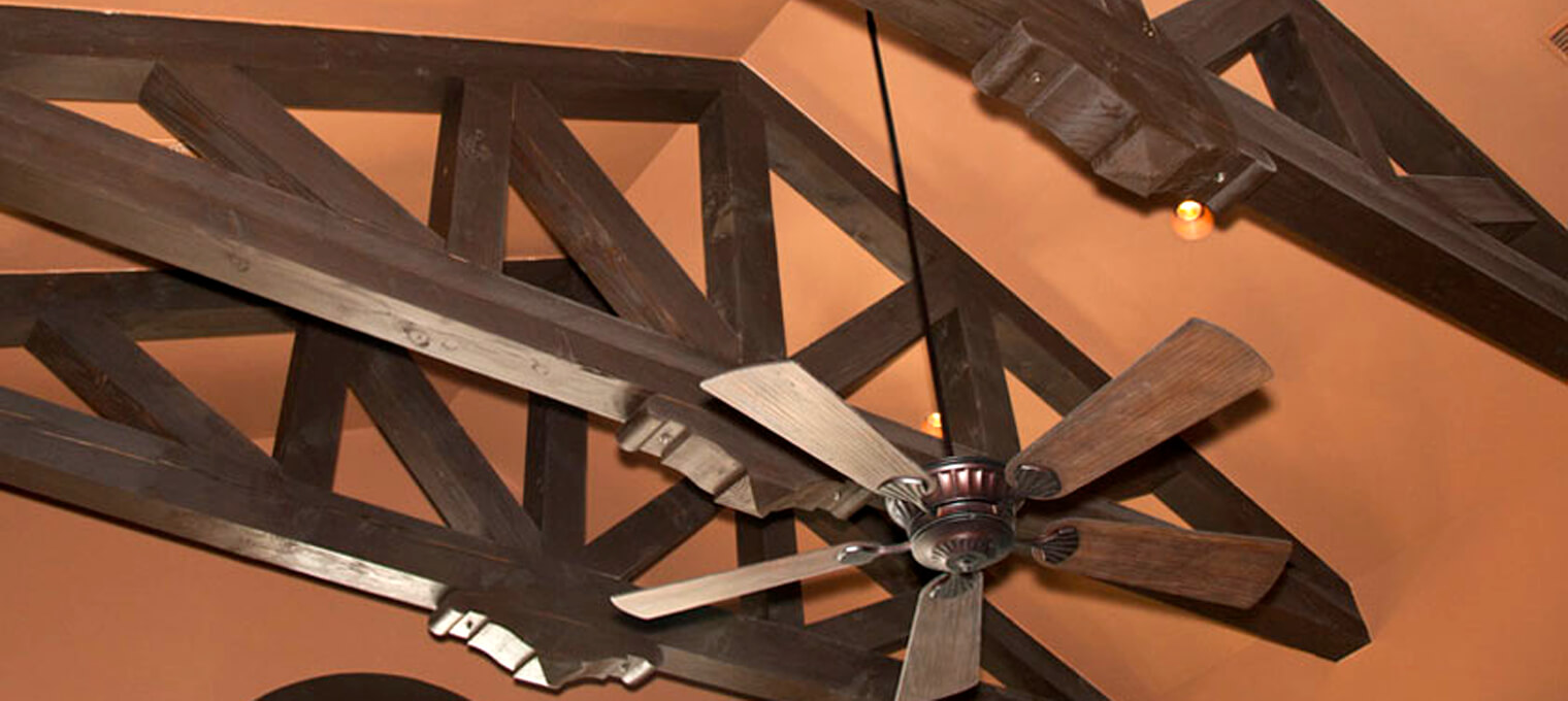residential timber frame trusses & accent's Project 5