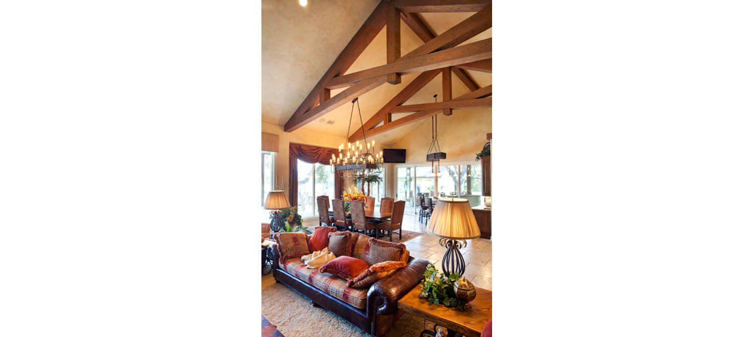 residential timber frame trusses & accent's Project2 1