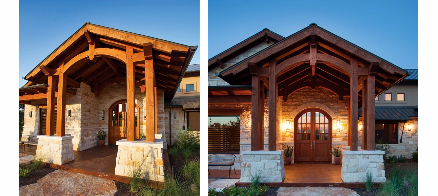 timber frame home austin hybrid home Project4