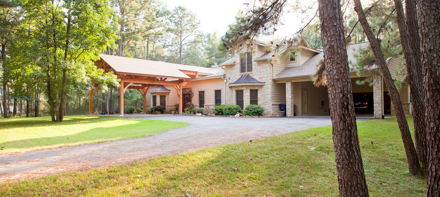 timber frame home exterior houston timberframe 1