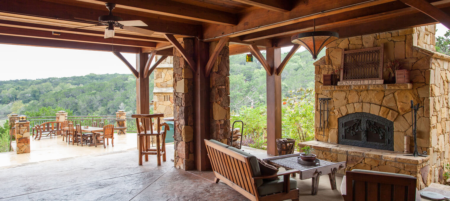 timber frame home lake travis hideout project12