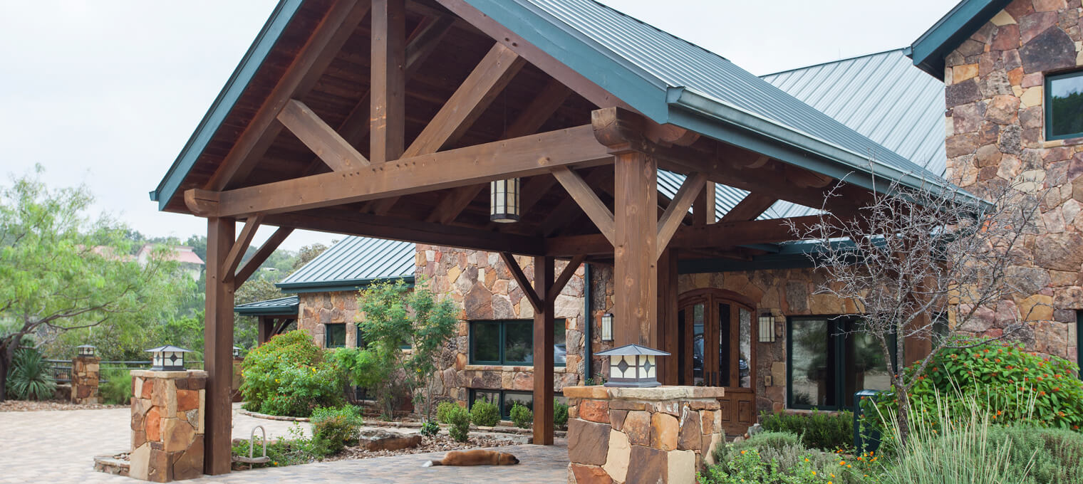 timber frame home lake travis hideout project7