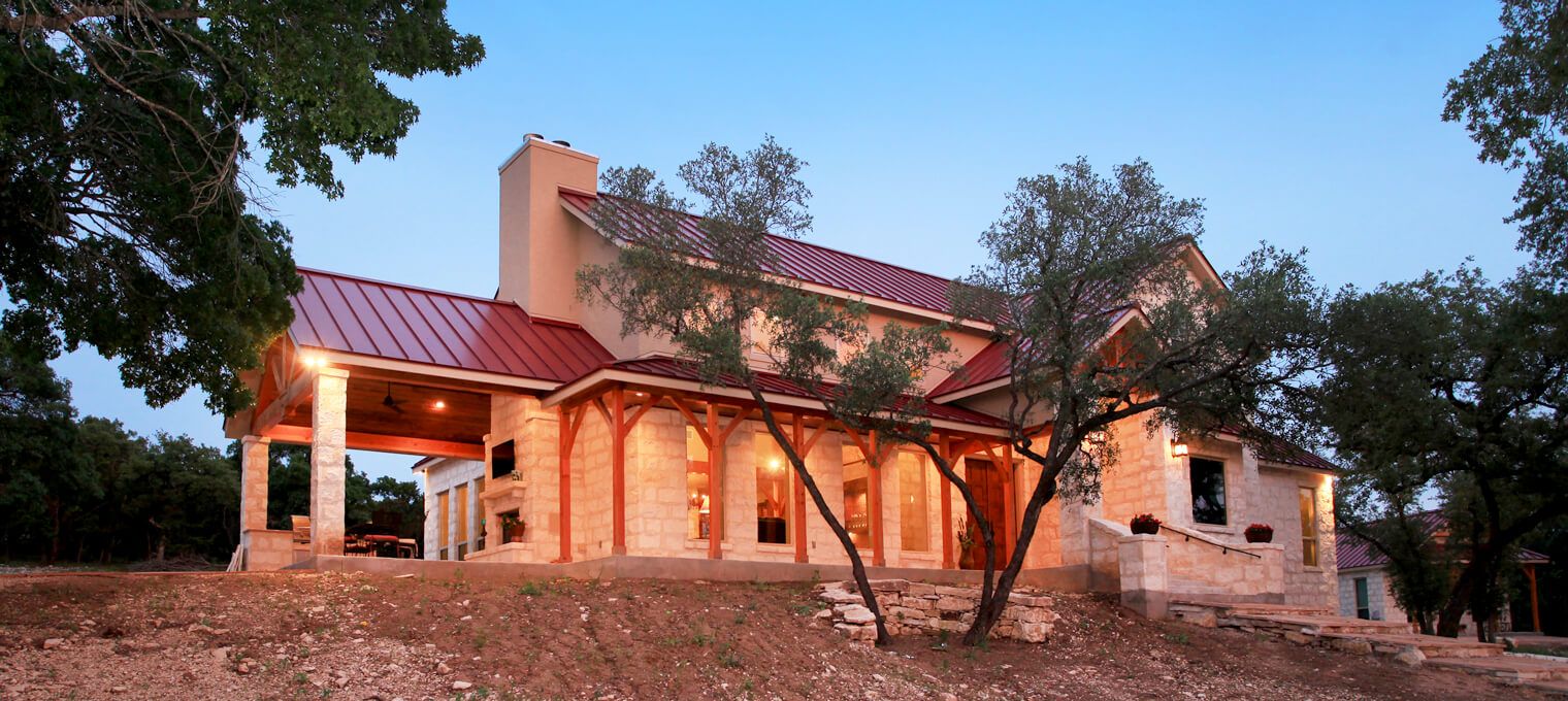 timber frame home modern ranch style project11