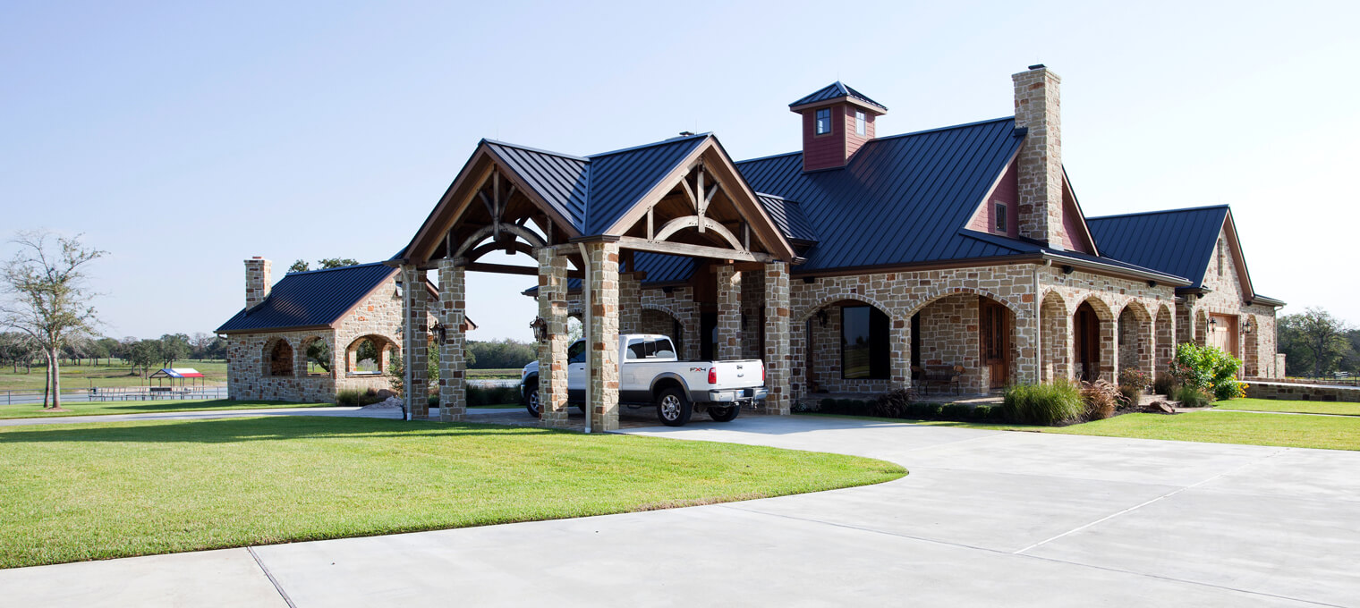 residential timber frame Ranch Homestead Project 1