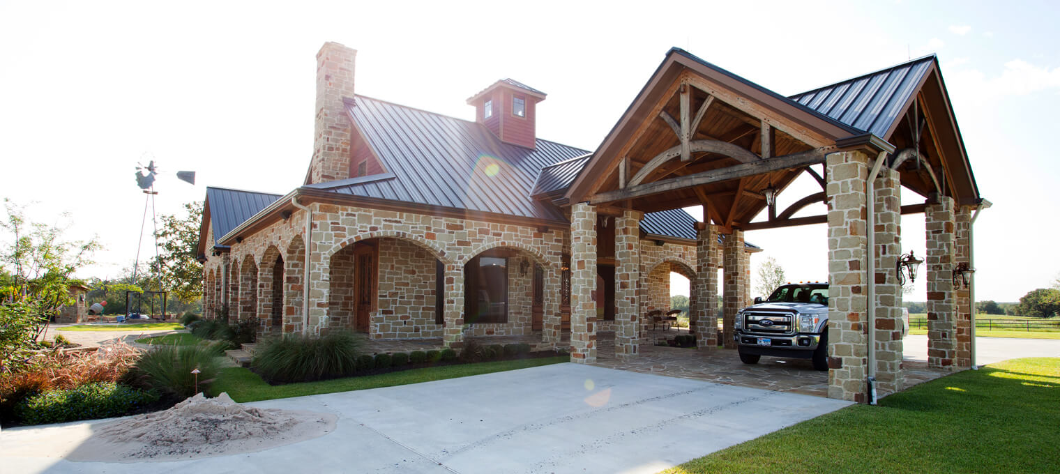 residential timber frame Ranch Homestead Project 4