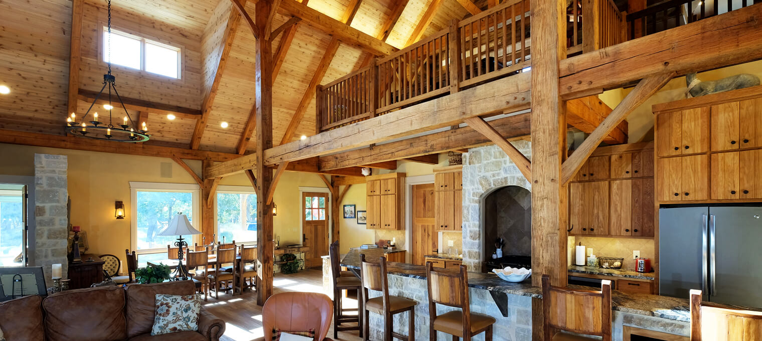 timber frame home rustic farmhouse 4
