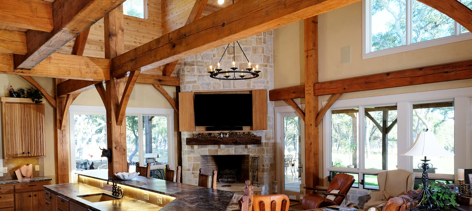 timber frame home rustic farmhouse 7