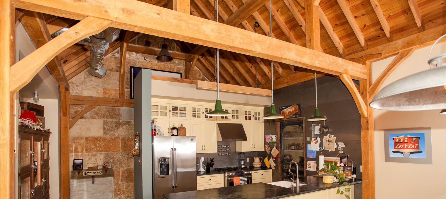 timber frame home rustic great room project 1